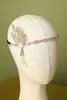 Load image into Gallery viewer, White Beaded Pearls 1920s Flapper Headband