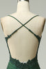 Load image into Gallery viewer, Mermaid Halter Dark Red Long Prom Dress with Beading