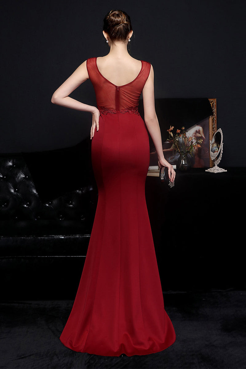 Load image into Gallery viewer, Blush Mermaid Prom Dress