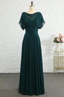 Load image into Gallery viewer, Green Chiffon Mother Dress