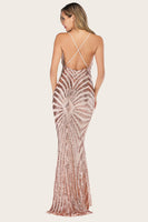 Load image into Gallery viewer, Black Mermaid Sequin Long Prom Dress