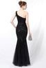 Load image into Gallery viewer, Mermaid One Shoulder Prom Dress with Appliques