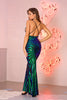 Load image into Gallery viewer, Black Mermaid Sequin Long Prom Dress