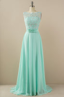Load image into Gallery viewer, Applique Long Prom Dress