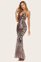 Load image into Gallery viewer, Black Mermaid Sequin Long Prom Dress