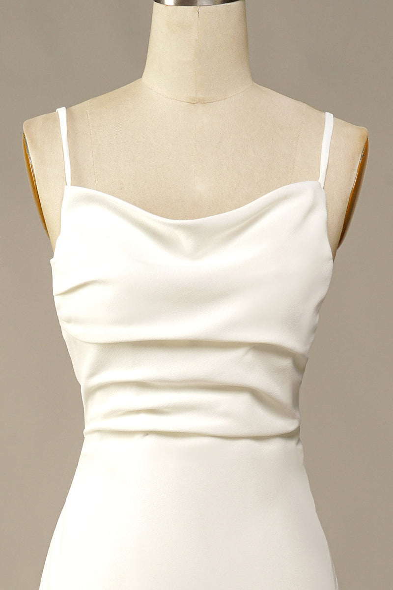 Load image into Gallery viewer, White Mermaid Long Wedding Dress