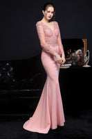 Load image into Gallery viewer, White Applique Mermaid Prom Dress