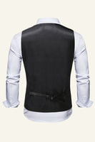 Load image into Gallery viewer, Single Breasted Lapel Gold Men&#39;s Vest