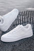 Load image into Gallery viewer, White Lace-Up Casual Shoes For Men