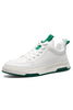 Load image into Gallery viewer, White Leather Fashion Slip-on Sports Shoes