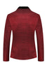 Load image into Gallery viewer, Red Jacquard 2 Piece Men&#39;s Prom Suits