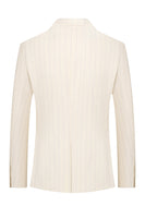 Load image into Gallery viewer, White 2 Piece Pinstriped Men Prom Suits