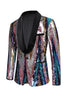 Load image into Gallery viewer, Glitter Colorful Sequins 2 Piece Men Suits