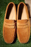 Load image into Gallery viewer, Brown Suede Party Men Shoes