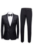 Load image into Gallery viewer, Red 2 Pieces Jacquard Men&#39;s Wedding Suits