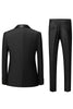 Load image into Gallery viewer, Black Shawl Lapel Three-Pieces Men&#39;s Suits