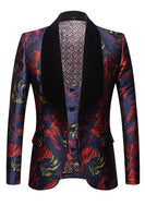 Load image into Gallery viewer, Grey Jacquard One-Piece Men&#39;s Suit