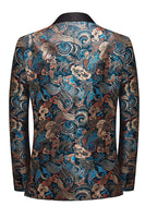 Load image into Gallery viewer, Floral Shawl Lapel Men&#39;s Blazer