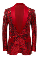Load image into Gallery viewer, Glitter Red Sequins Men&#39;s Blazer