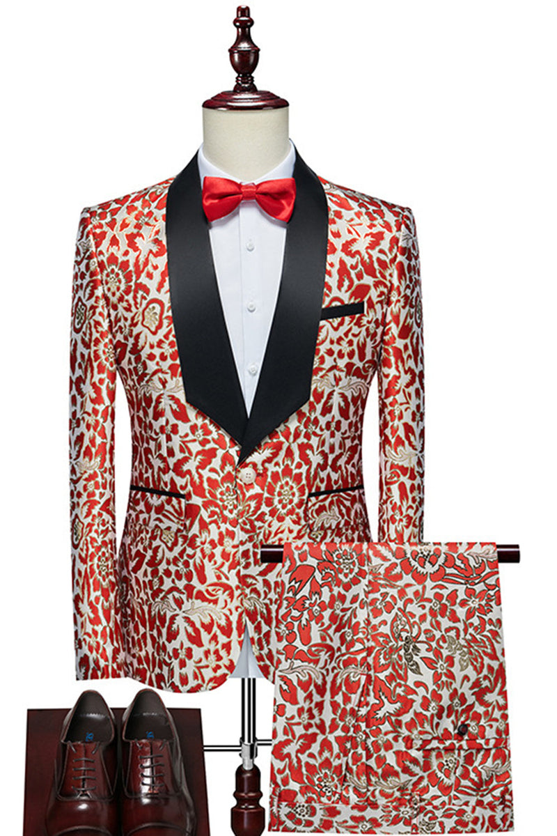 Load image into Gallery viewer, Royal Blue Leopard Printed 3 Piece Men&#39;s Suits