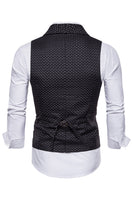 Load image into Gallery viewer, White Polka Dots Shawl Lapel Men's Suit Vest