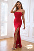 Load image into Gallery viewer, Sheath Sweetheart Black Prom Dress with Split Front