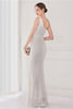 Load image into Gallery viewer, Colorful One Shoulder Sequined Mermaid Evening Dress
