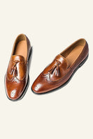 Load image into Gallery viewer, Men&#39;s Shallow Black Tassel Shoes