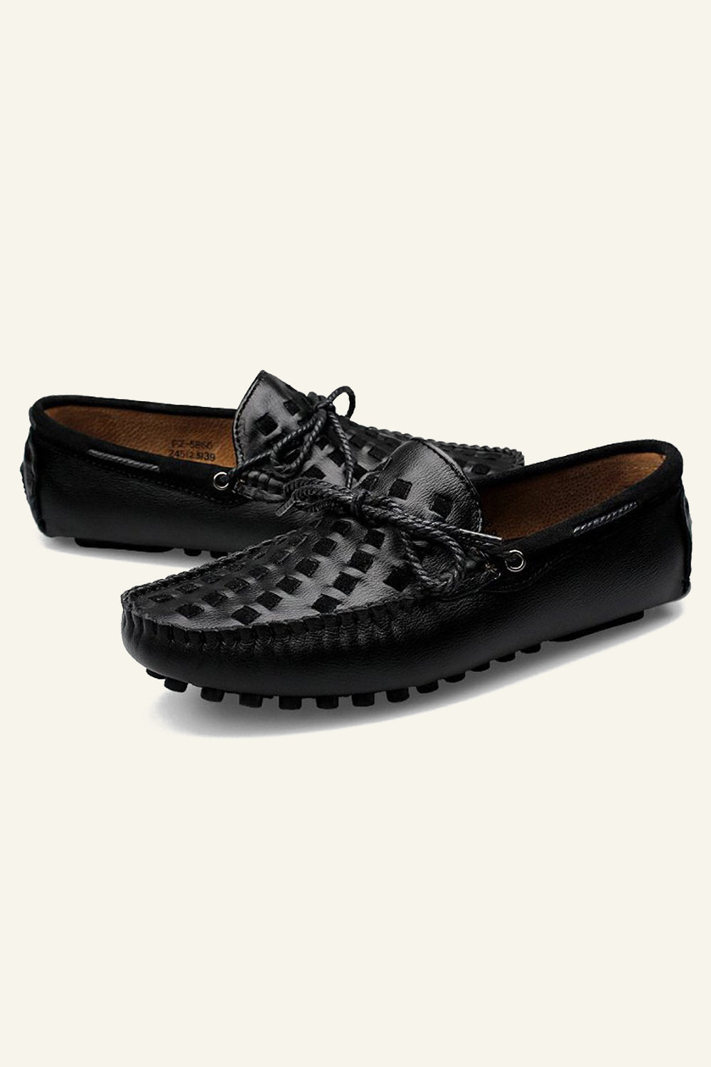 Black Slip-on Men's Casual Shoes