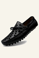 Load image into Gallery viewer, Black Slip-on Men&#39;s Casual Shoes