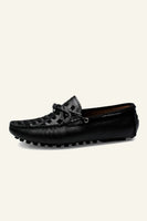 Load image into Gallery viewer, Black Slip-on Men&#39;s Casual Shoes