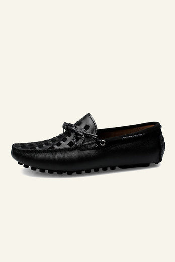 Black Slip-on Men's Casual Shoes