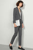 Load image into Gallery viewer, Grey Single Breasted Women Party Blazer