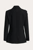 Load image into Gallery viewer, Sparkly Black Beaded Notched Lapel Women Prom Blazer