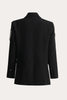 Load image into Gallery viewer, Sparkly Black Beaded Peak Lapel Prom Women Blazer
