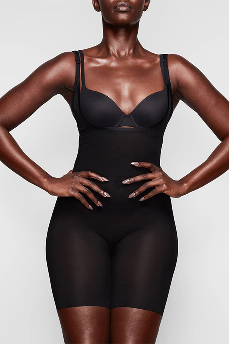 Load image into Gallery viewer, Black Spaghetti Straps Shapewear