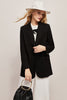 Load image into Gallery viewer, Black Peak Lapel Double Breasted Prom Blazer