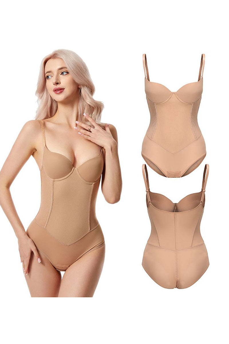 Load image into Gallery viewer, Apricot Push Up Waist Tummy Control Shapewear