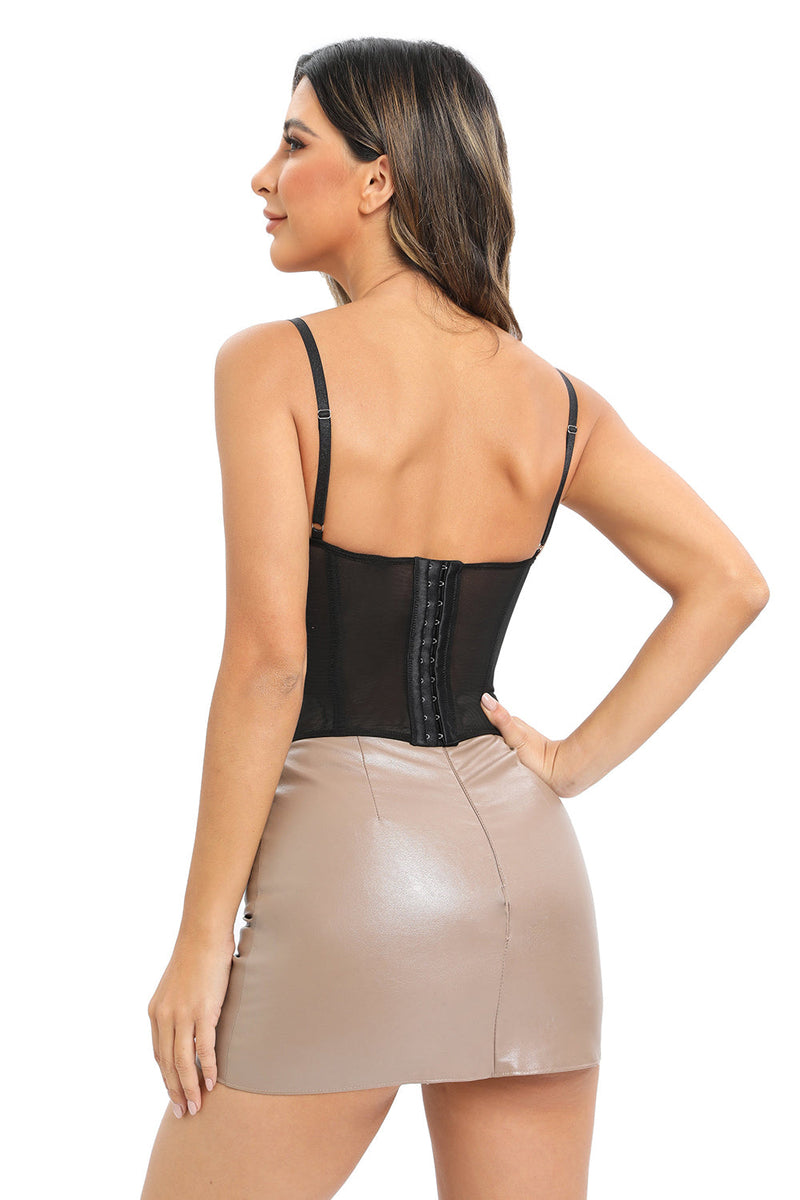 Load image into Gallery viewer, Black Push Up Waist Control Camisole Shapewear