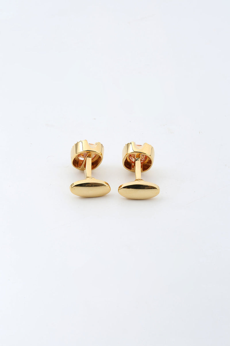Load image into Gallery viewer, Golden Tuxedo Shirts Cufflinks for Men