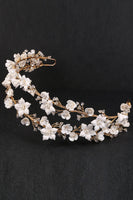 Load image into Gallery viewer, White Flowers Bridal Headpieces