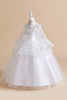 Load image into Gallery viewer, Pink Tulle Girl Party Dress with Appliques