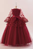Load image into Gallery viewer, Pink Tulle Girl Party Dress with Appliques