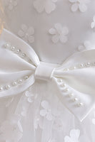 Load image into Gallery viewer, Pink Tulle Girl Party Dress with Appliques