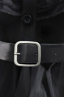 Load image into Gallery viewer, Black Tulle A Line Girl Dress with Belt