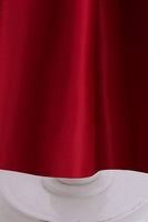 Load image into Gallery viewer, Burgundy Satin Girl Dress with Bow