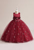 Load image into Gallery viewer, Pink Tulle Sleeveless Girl Dress with Appliques