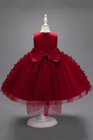 Load image into Gallery viewer, Champagne Princess Butterfly Tulle Girls&#39; Dress With Bow