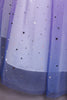 Load image into Gallery viewer, Purple Glitter Sleeveless Long Girls&#39; Dress