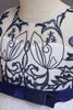 Load image into Gallery viewer, Navy Sleeveless A Line Embroidery Girls&#39; Dress